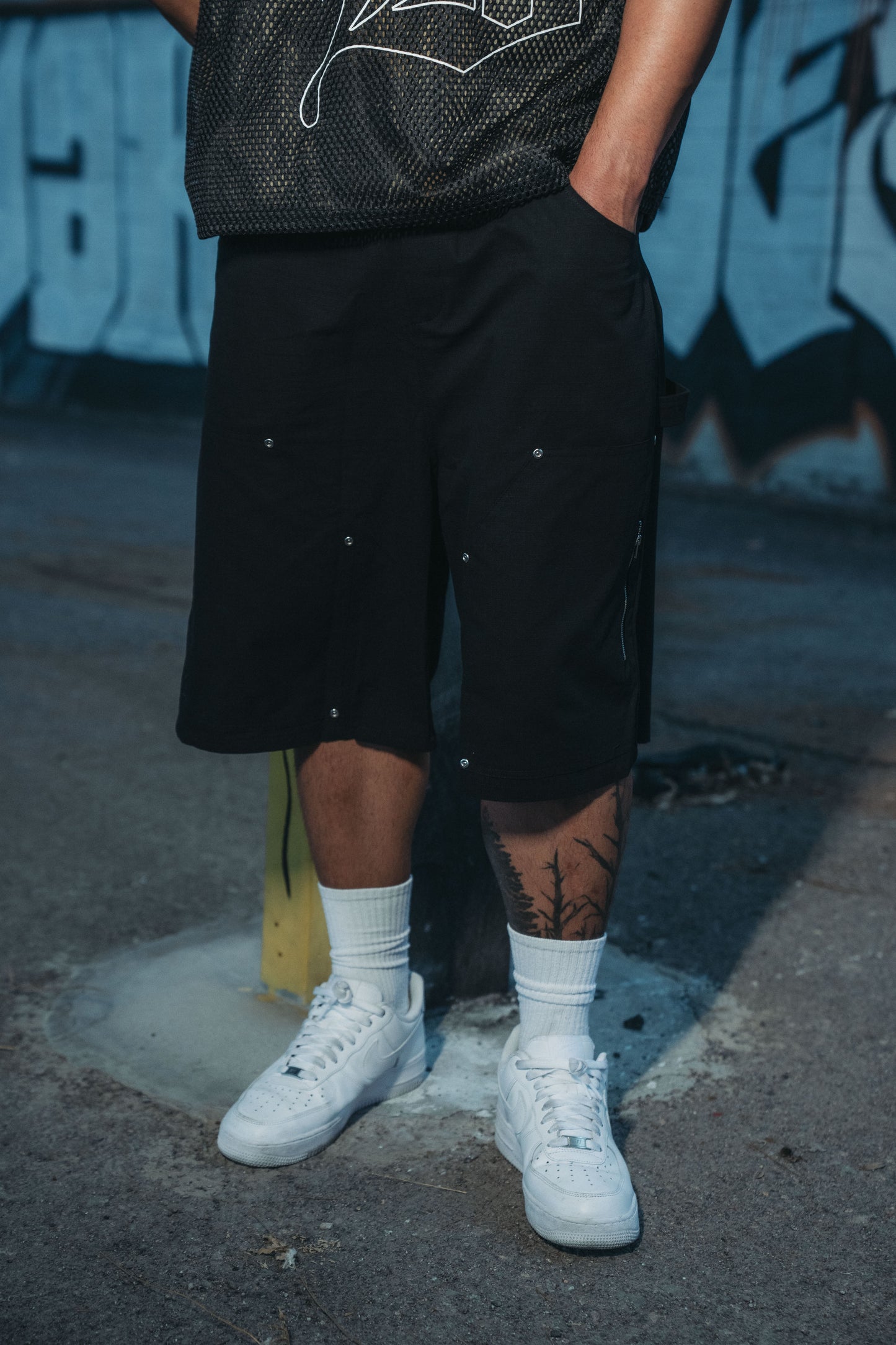 Sincerely Blanco Double Knee Shorts