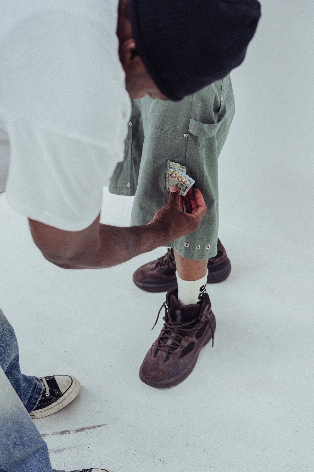 Sincerely Blanco Double Knee Shorts