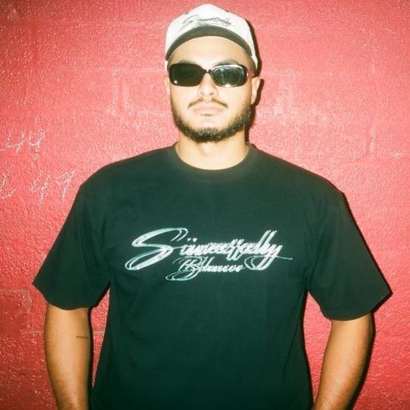 Sincerely Blanco Chrome Logo Tee - Black