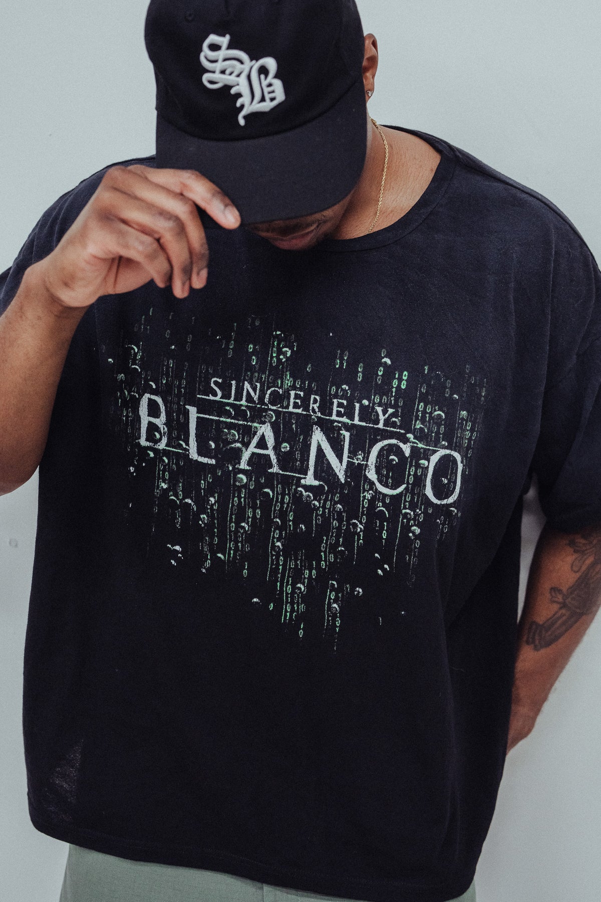 Sincerely Blanco Matrix Tee